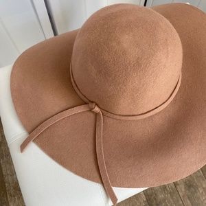 LF Wide Brim Fedora Floopy Wool Hat